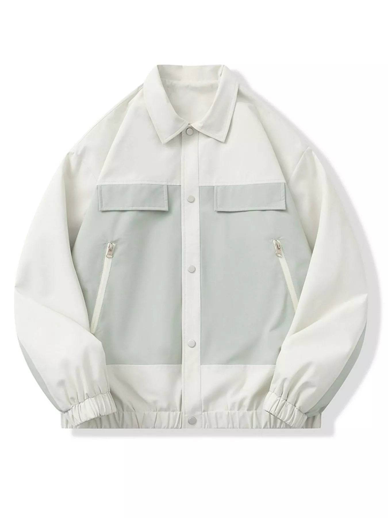 Men's Full Size Snap Down Long Sleeve Jacket Plus Size - Ultim8 Designs 4 U