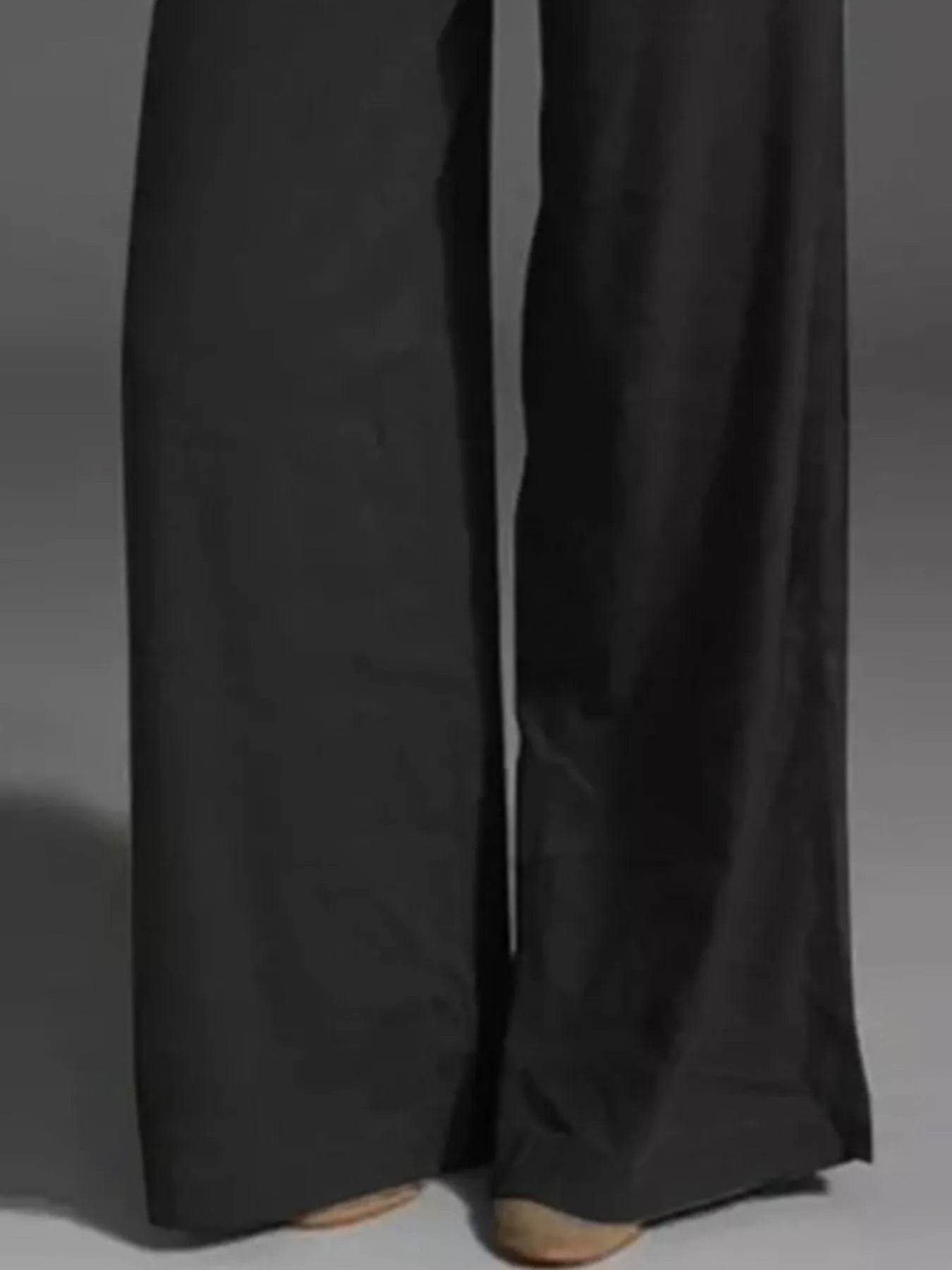 Full Size Wide Leg Pants with Pockets Plus Size - Ultim8 Designs 4 U