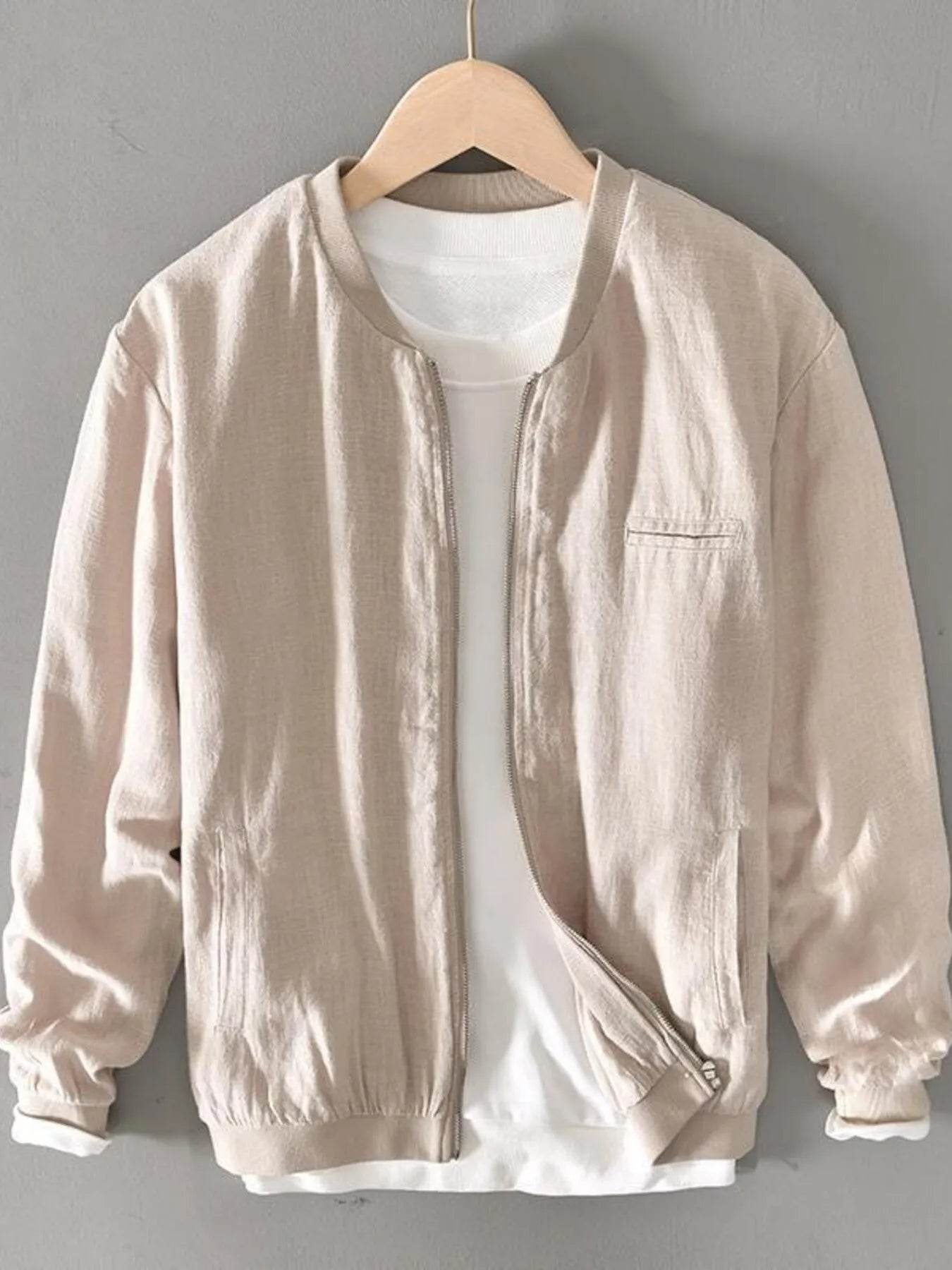 Men's Plus Size Zip Up Long Sleeve Jacket - Ultim8 Designs 4 U