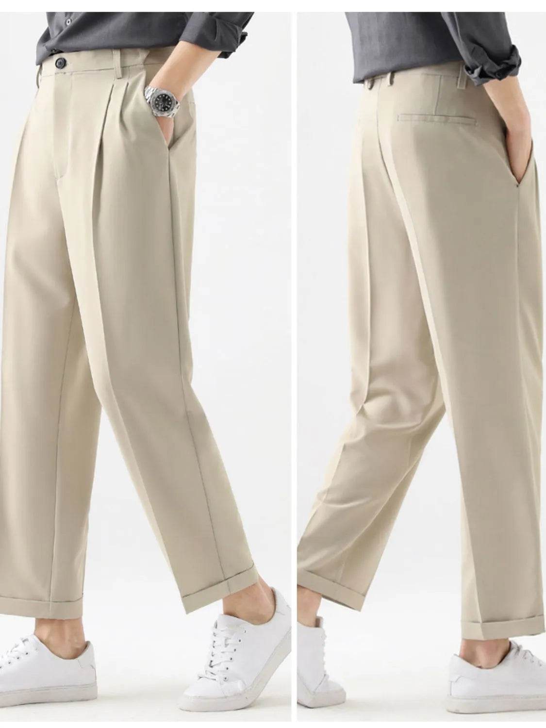 Men's Plus Size Basic style Solid Pants - Ultim8 Designs 4 U