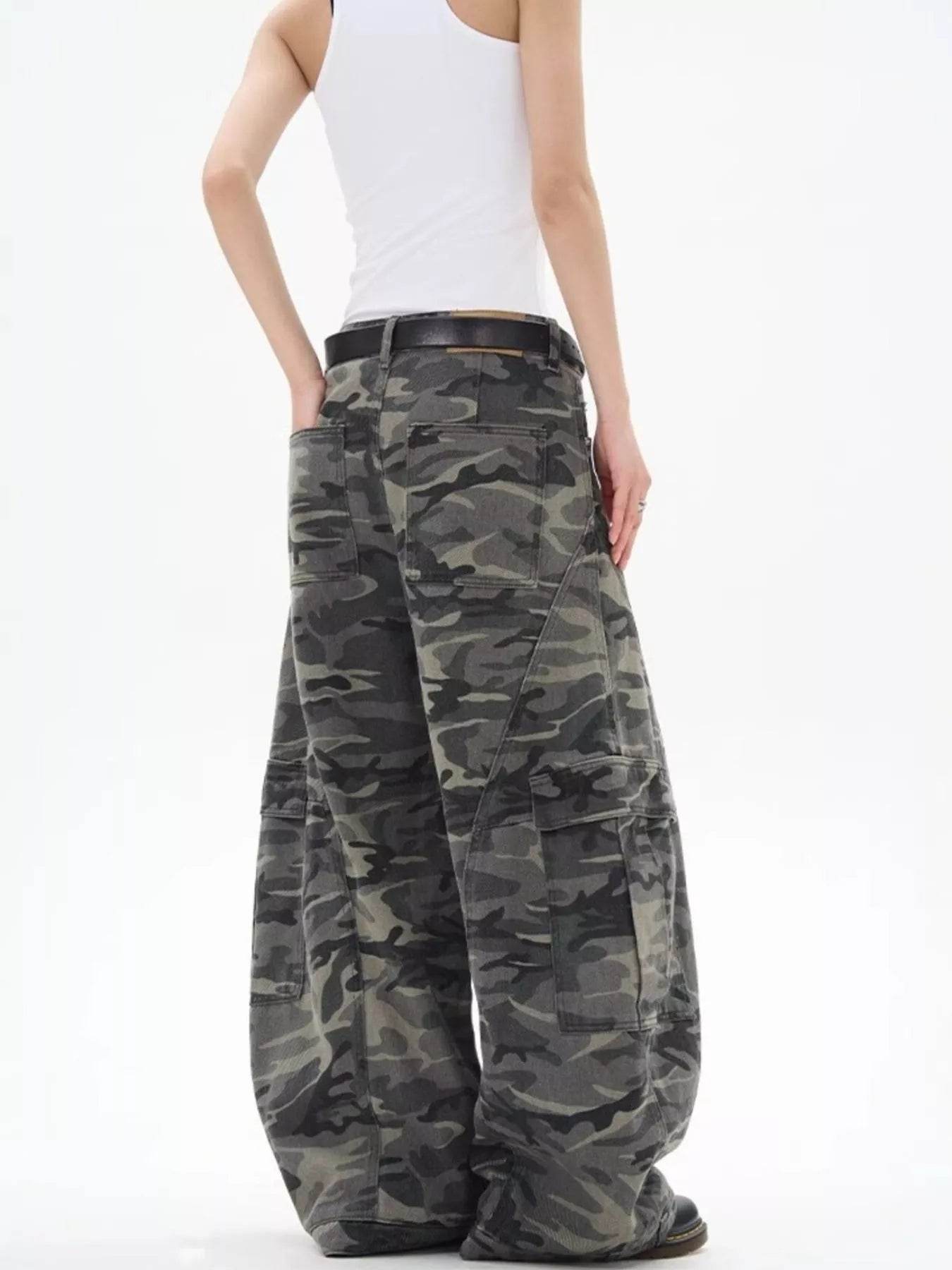 Men's Camouflage Wide Leg Pants - Ultim8 Designs 4 U