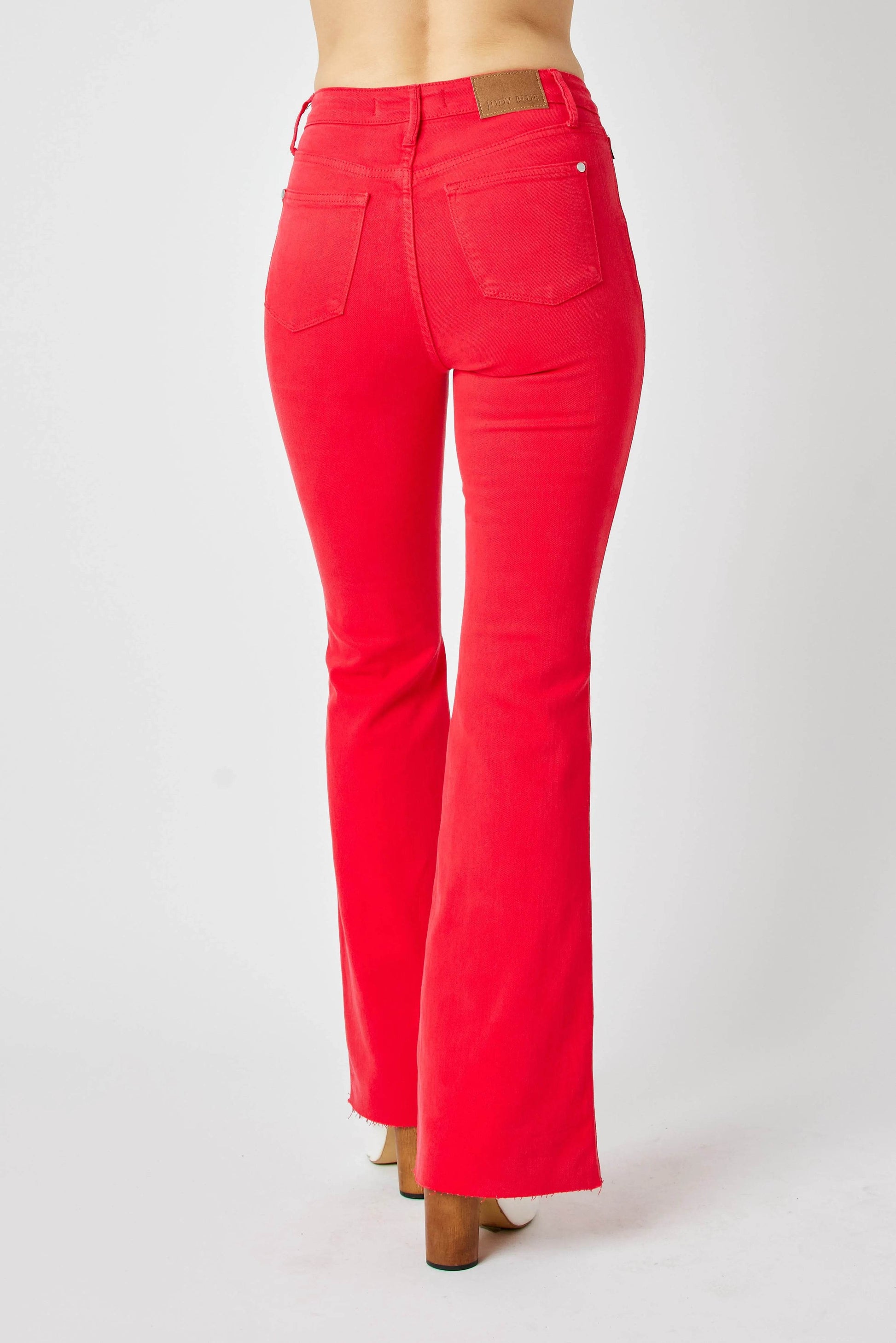 Judy Blue Full Size Hw Tummy Control Garment Dyed Flare Jeans Plus Size - Ultim8 Designs 4 U