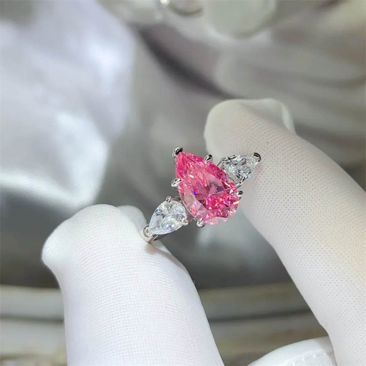 2 Carat 925 Sterling Silver Moissanite Ring - Ultim8 Designs 4 U