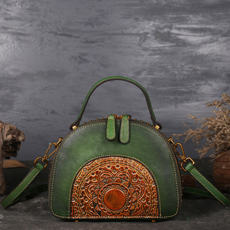 Handbags - Shoulder Bags - Vintage Leather Multi-Functional Suede Cowhide
