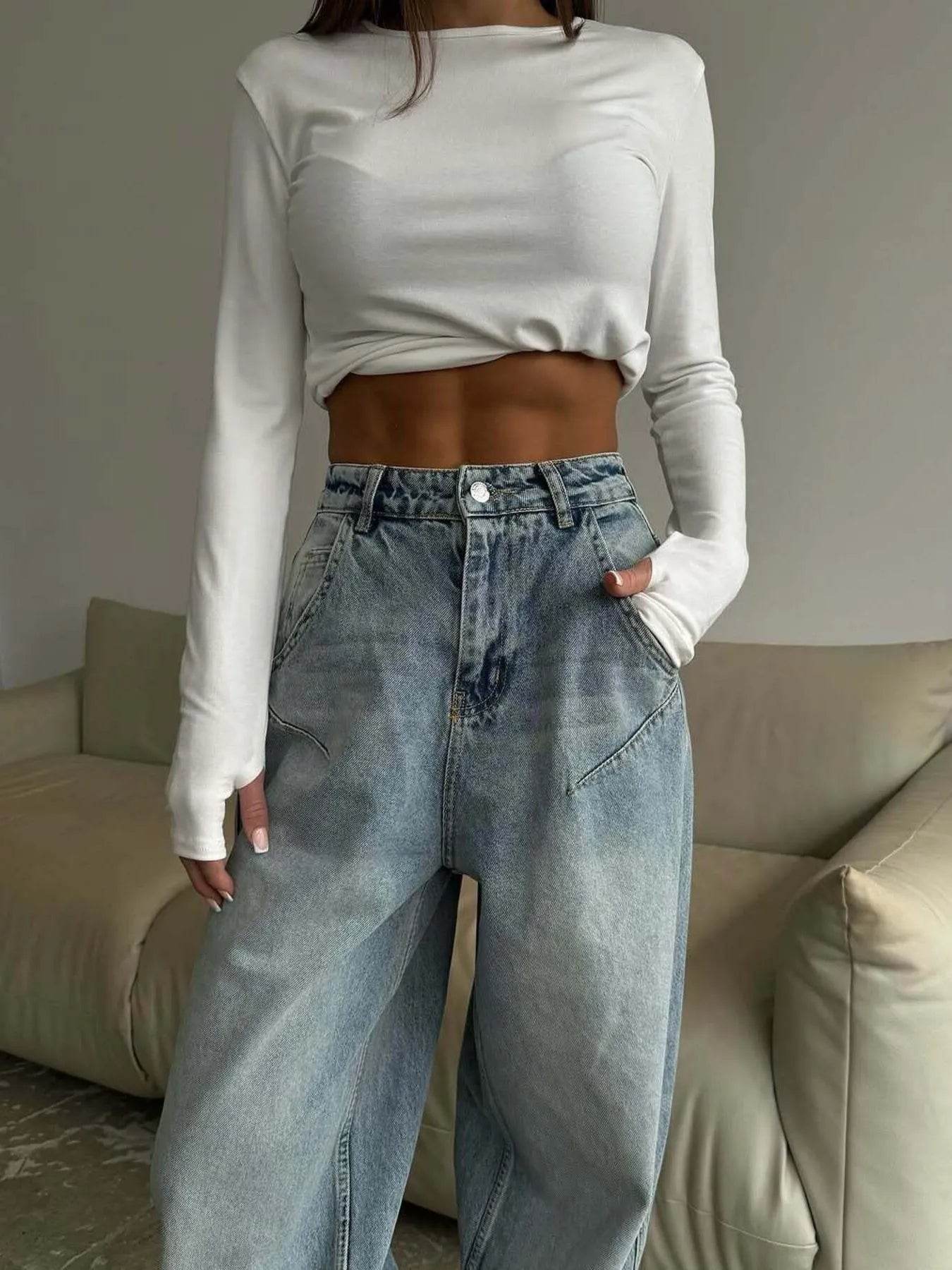 Wide Leg Jeans - Ultim8 Designs 4 U