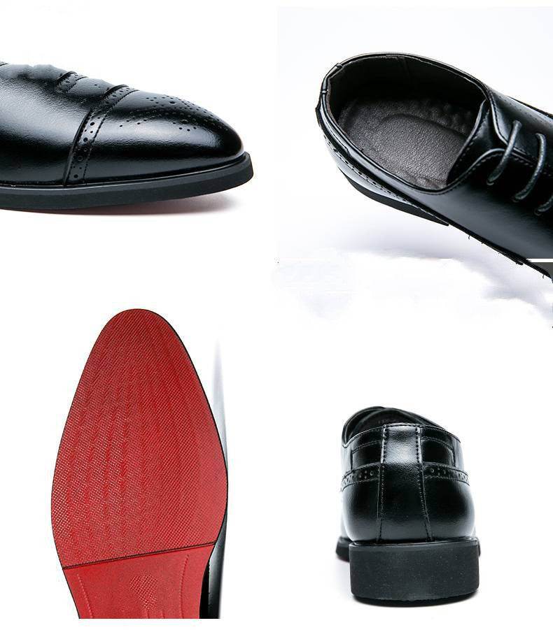 Pointed Leather Shoes - Ultim8 Designs 4 U