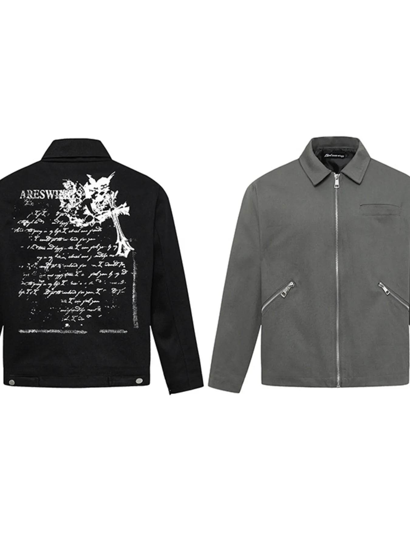 Men's Zip Up Long Sleeve Jacket - Ultim8 Designs 4 U