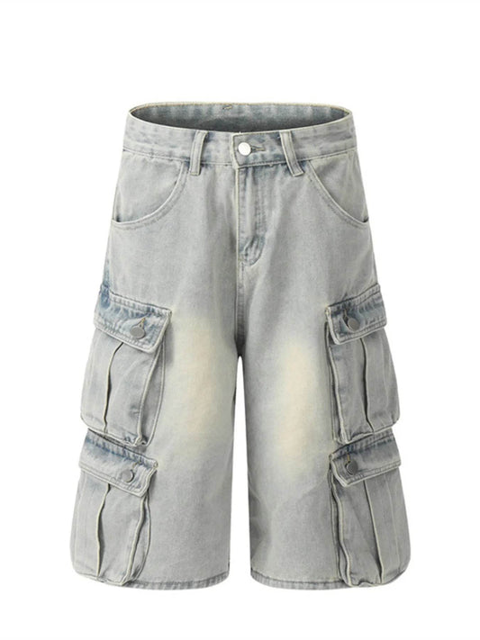 Men's Cargo Denim Shorts - Ultim8 Designs 4 U