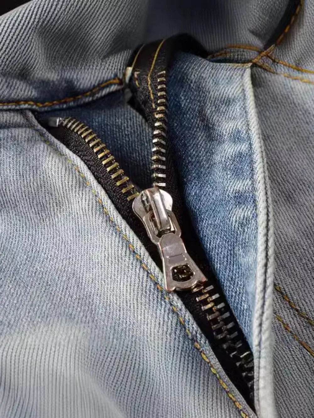Men's Distressed Jeans with Pockets - Ultim8 Designs 4 U