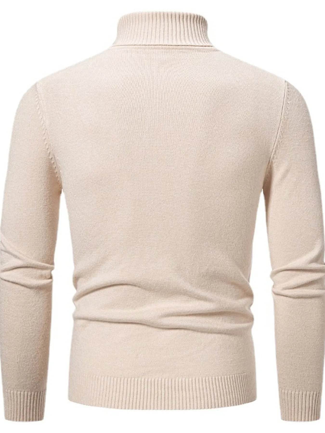 Men's Turtleneck Long Sleeve Sweater - Ultim8 Designs 4 U