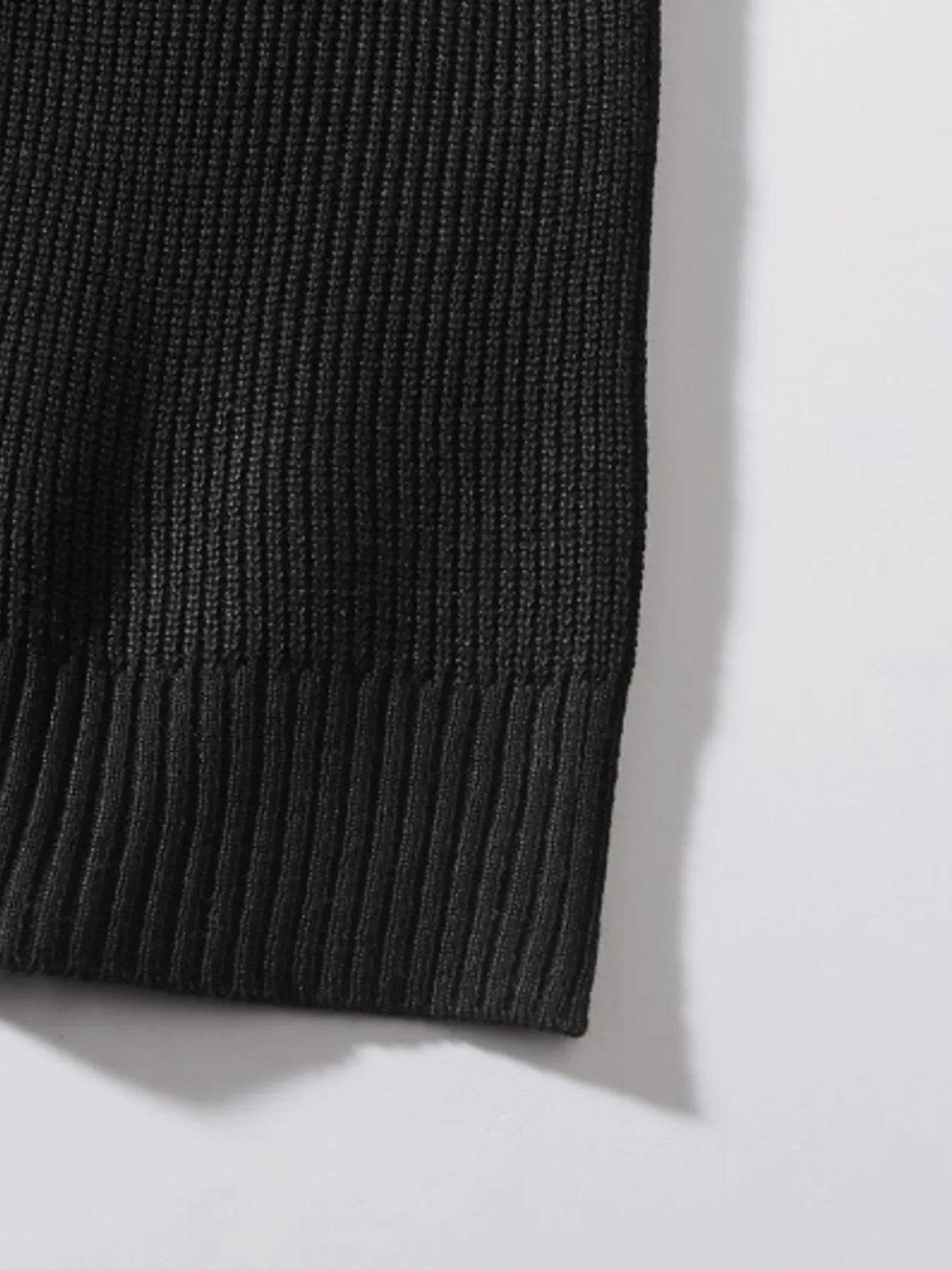 Men's Plus Size Color Block Round Neck Sweater - Ultim8 Designs 4 U