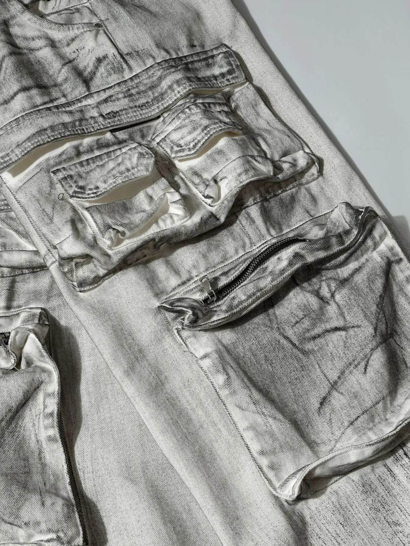 Men's Wide Leg Cargo Jeans - Ultim8 Designs 4 U