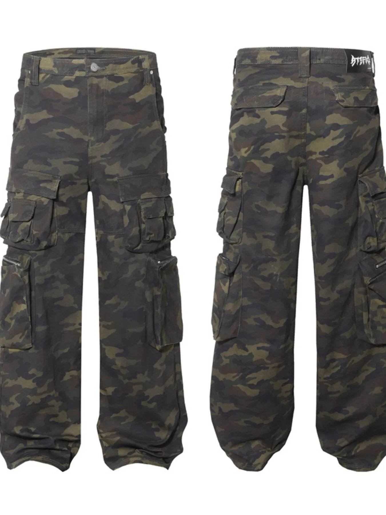 Men's Camouflage Cargo Jeans - Ultim8 Designs 4 U