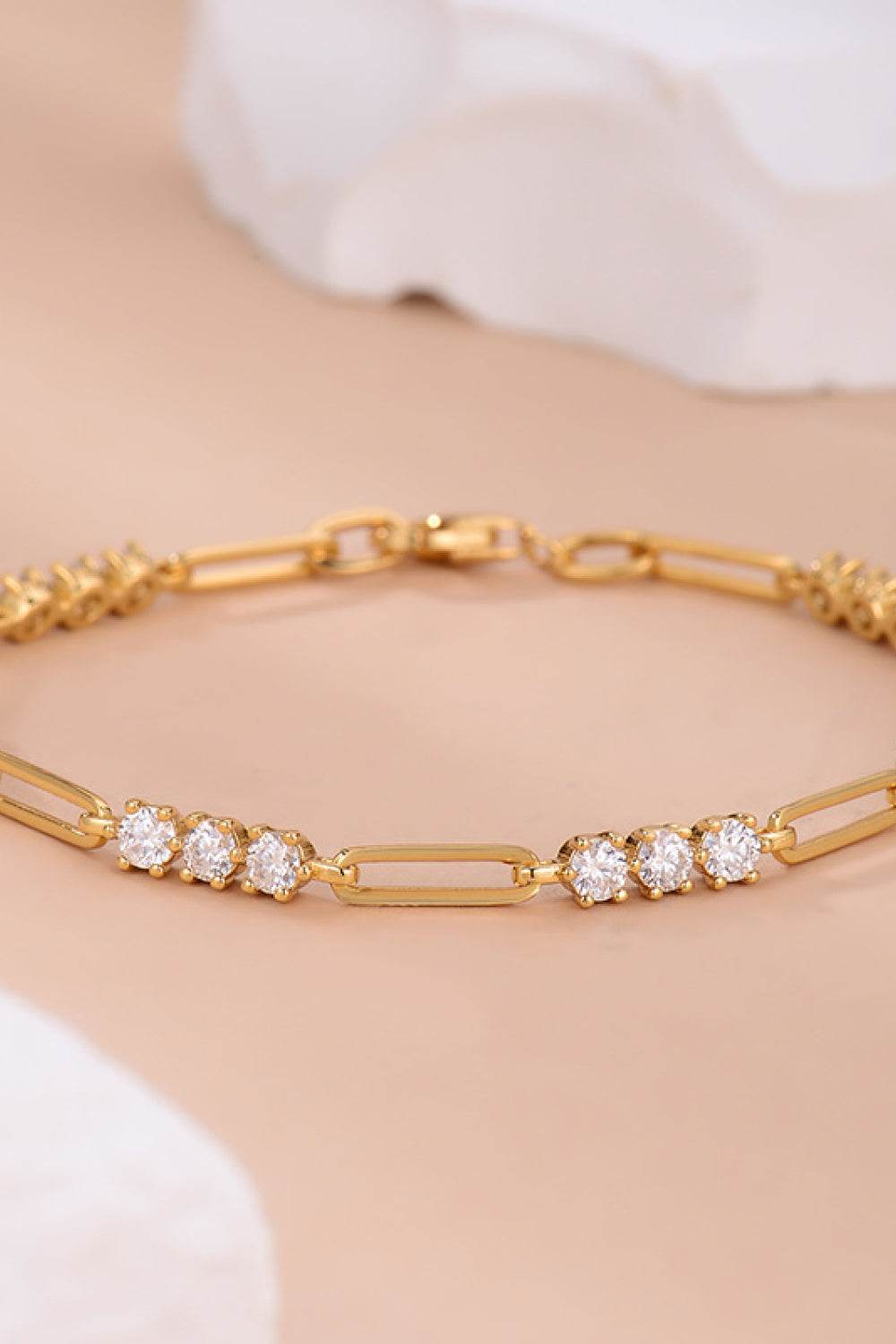 1.8 Carat Moissanite 925 Sterling Silver Bracelet - Ultim8 Designs 4 U