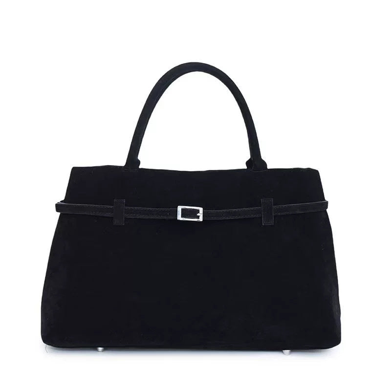 Handbags - Tote Bags - Faux Suede Brown Large Capacity Shoulder
