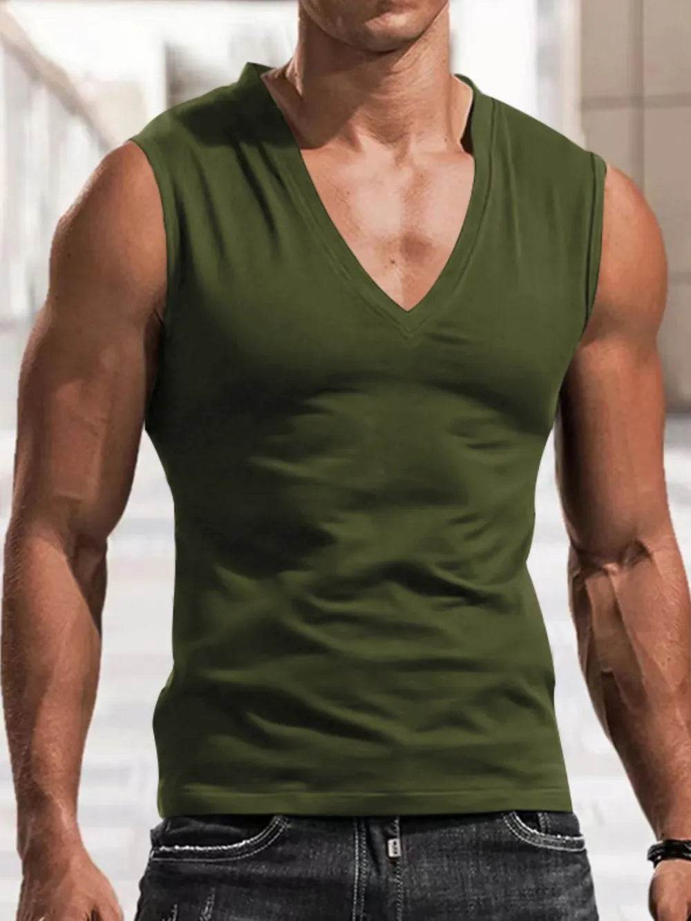 Men's Plus Size V-Neck Tank - Ultim8 Designs 4 U