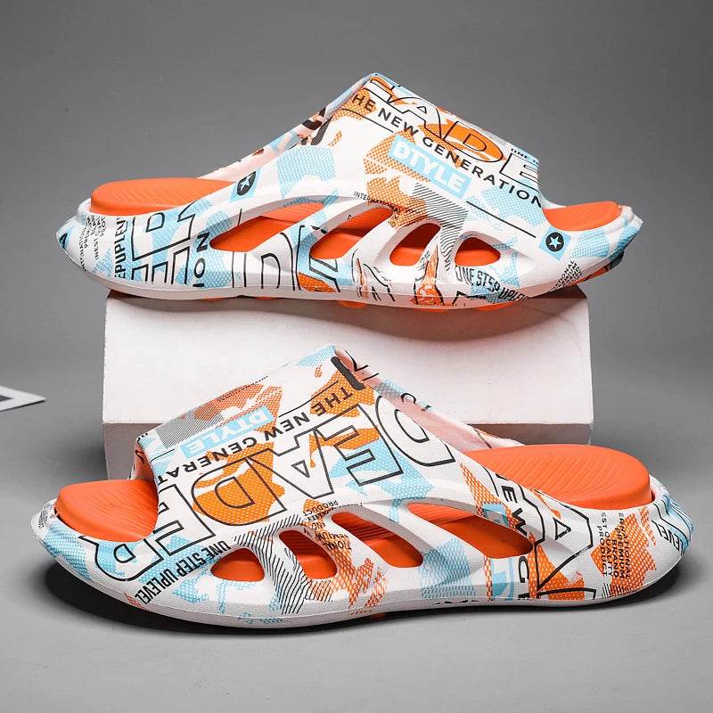Men's Waterproof Summer Sandals - Non-Slip Casual Outdoor Slippers with Thick Bottom - Ultim8 Designs 4 U