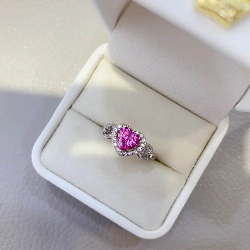 1 Carat Moissanite 925 Sterling Silver Ring - Ultim8 Designs 4 U
