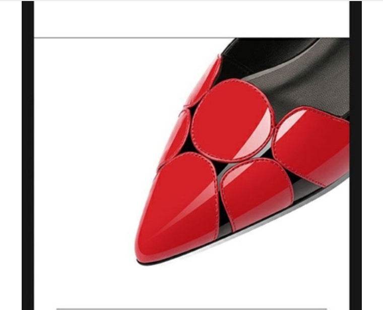 Casual Soft Leather Pointed Toe Low-Heel Shoes - Ultim8 Designs 4 U