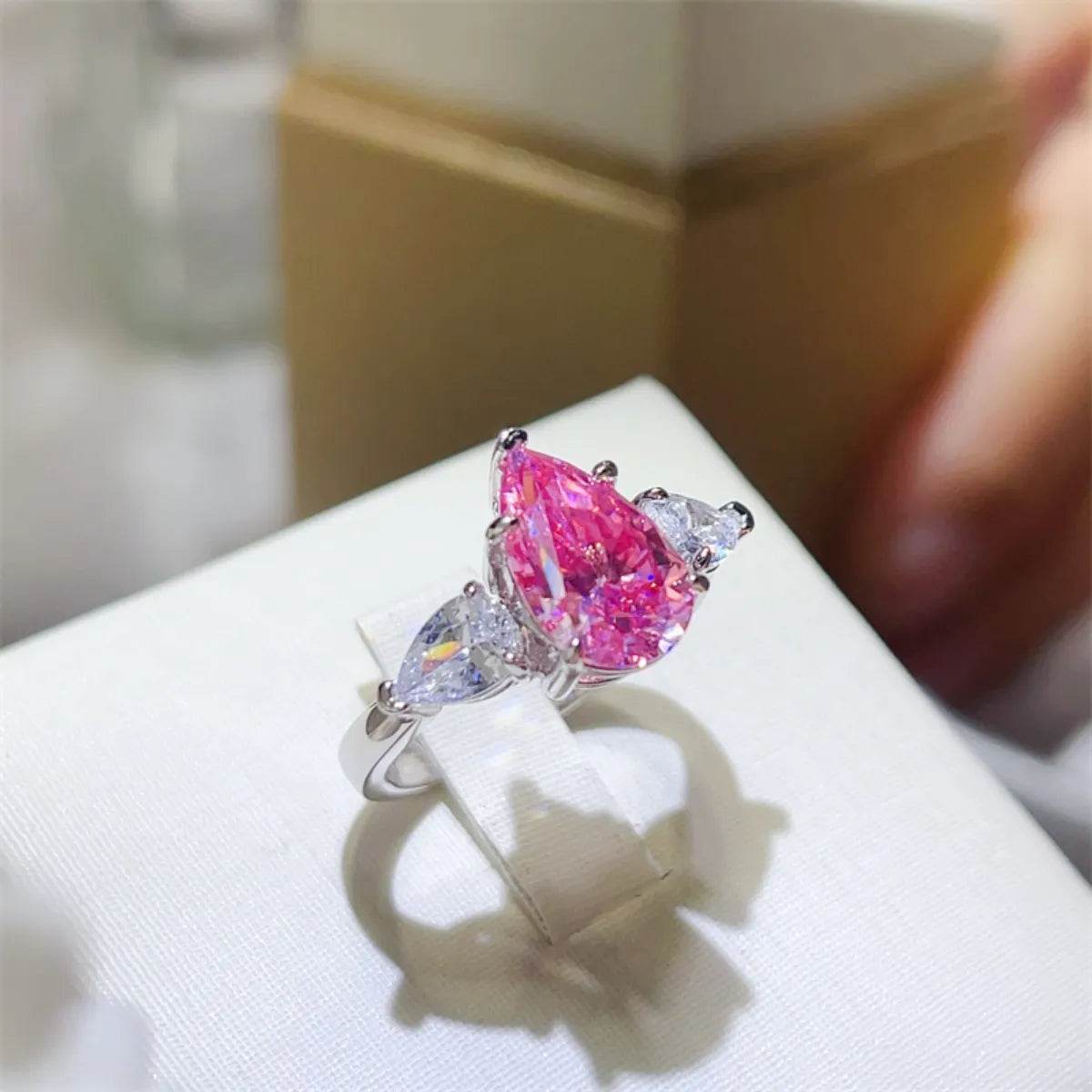 2 Carat 925 Sterling Silver Moissanite Ring - Ultim8 Designs 4 U