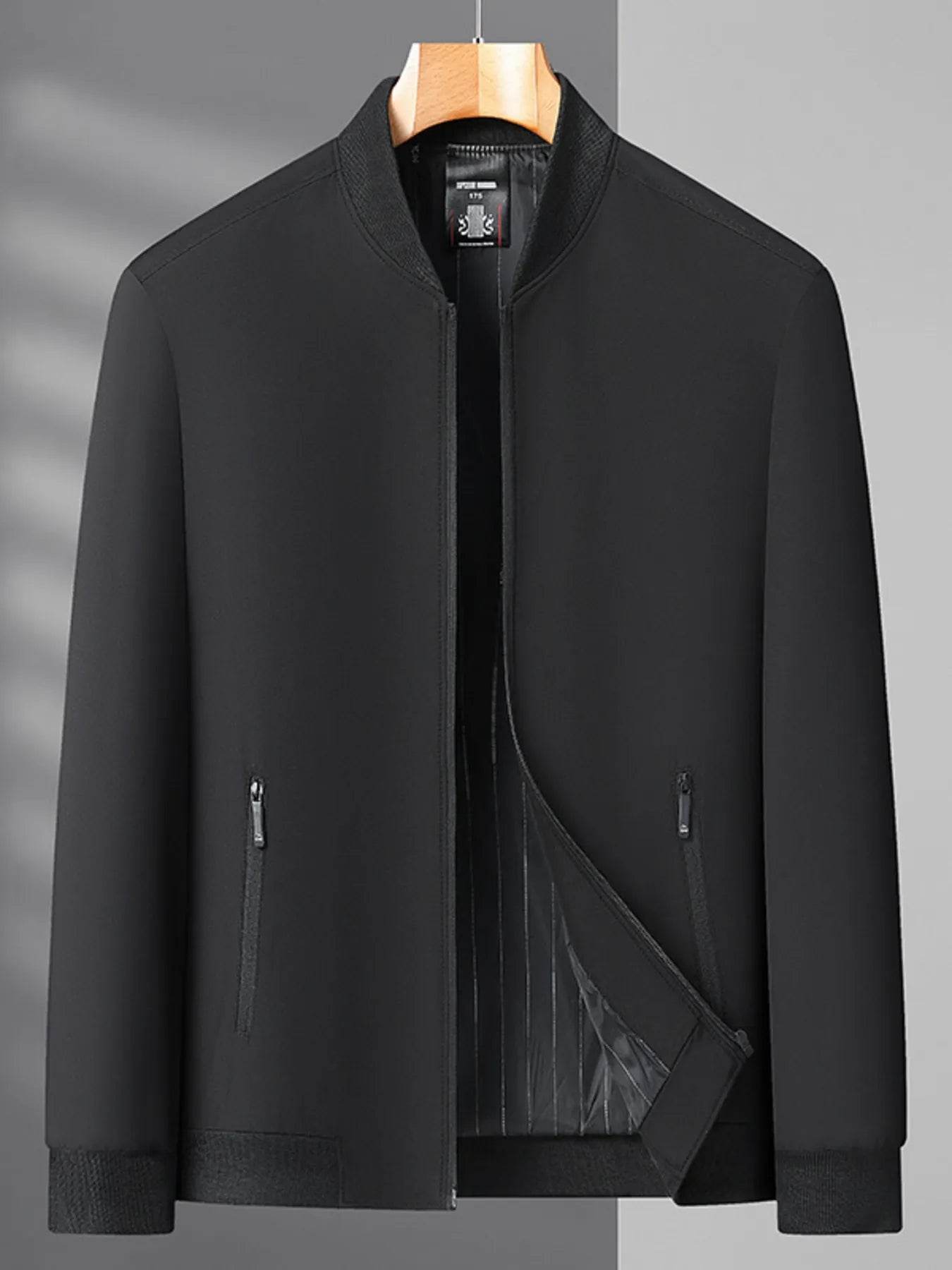 Men's Plus Size Zip Up Long Sleeve Jacket - Ultim8 Designs 4 U