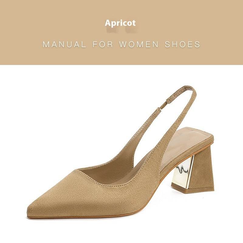 Pointed-toe Skinny Suede High Heel Pumps - Ultim8 Designs 4 U