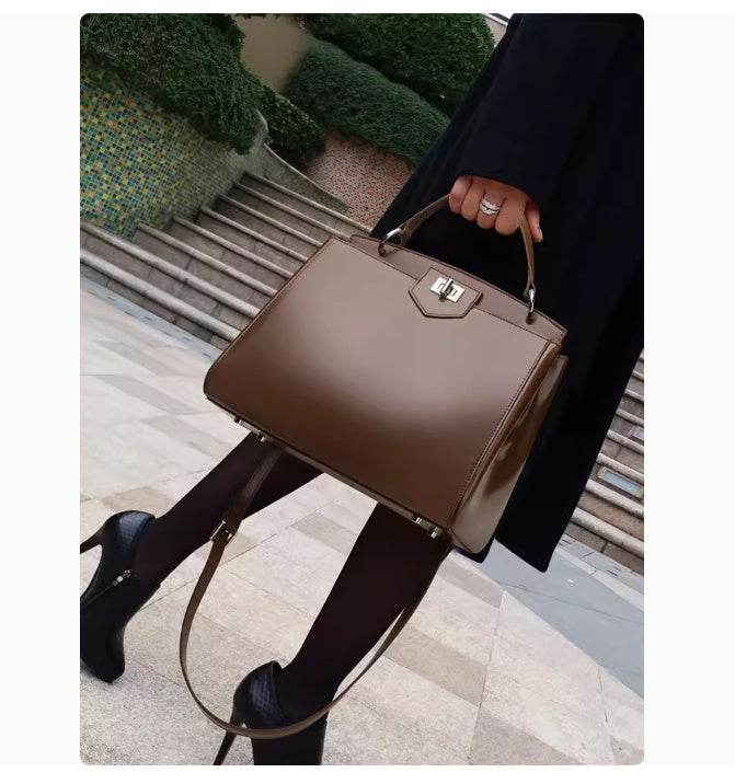 Women's Leather Casual Large Capacity Handbag - Ultim8 Designs 4 U