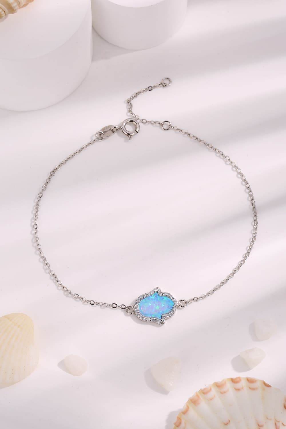 Opal 925 Sterling Silver Bracelet - Ultim8 Designs 4 U