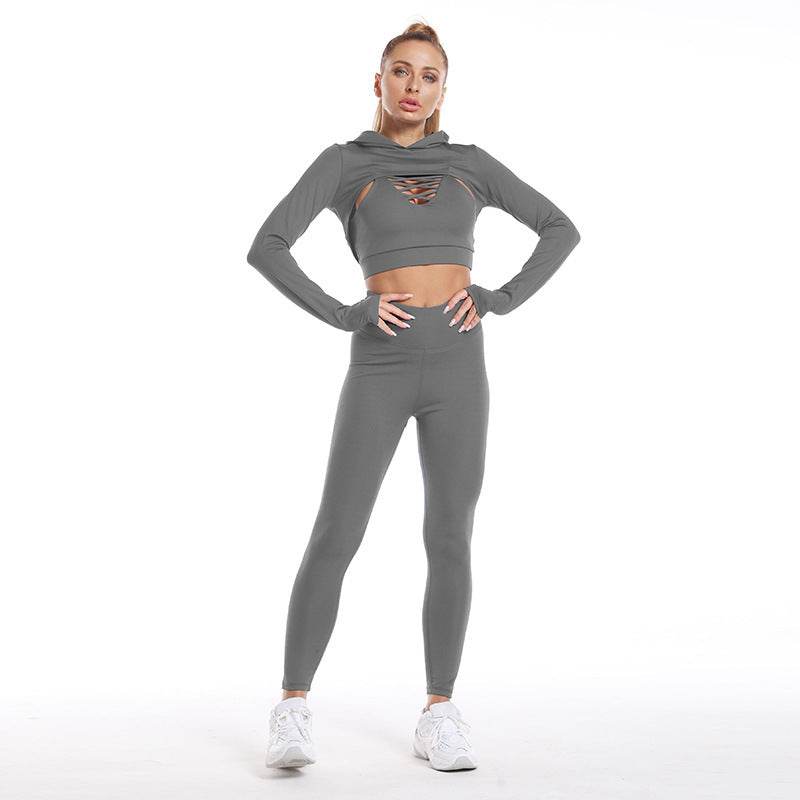 Yoga Clothing Suit Sports Fitness Clothing Female Quick-drying Peach Buttocks - Ultim8 Designs 4 U