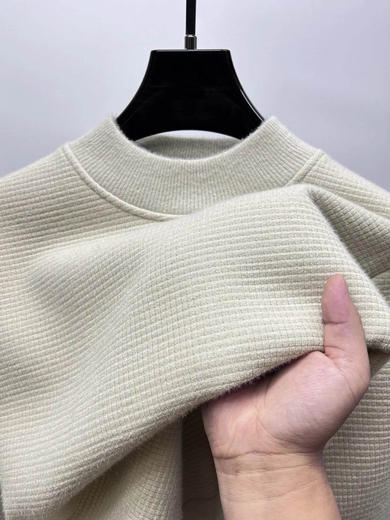 Men's Textured Long Sleeve Sweater - Ultim8 Designs 4 U