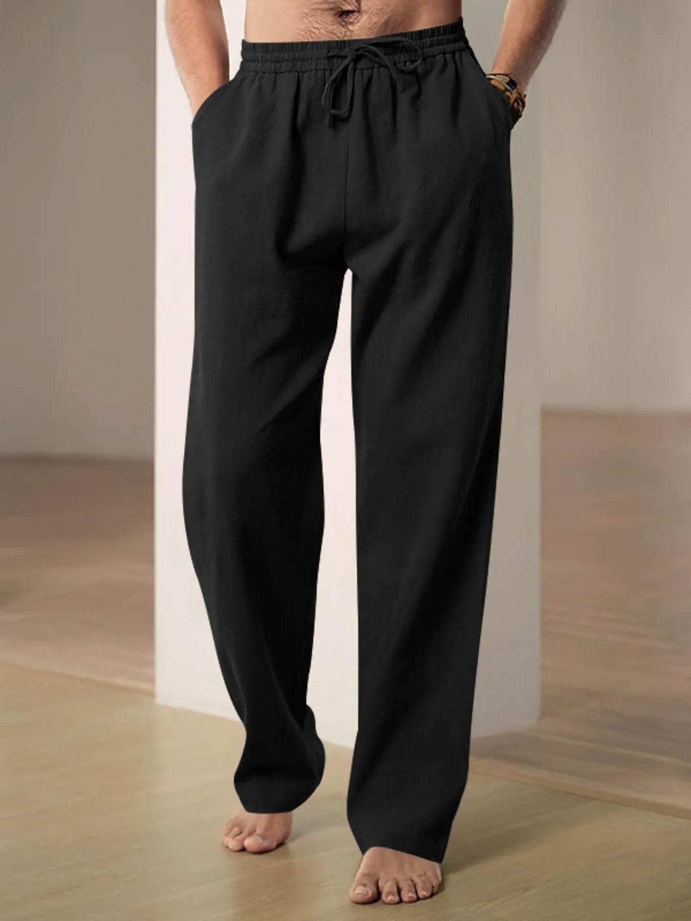 Men's Plus Size Drawstring Loose Fit Pants - Ultim8 Designs 4 U