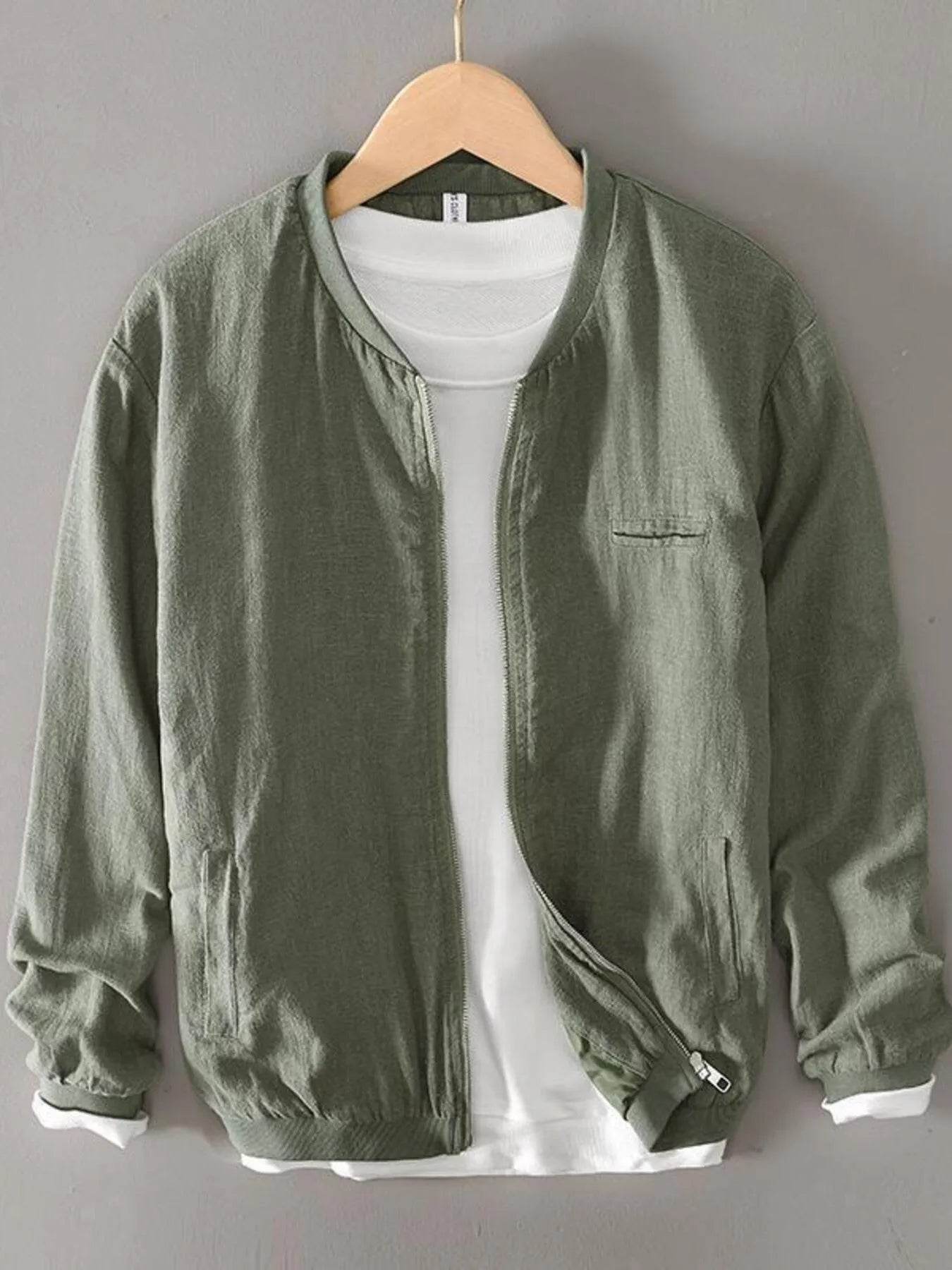 Men's Plus Size Zip Up Long Sleeve Jacket - Ultim8 Designs 4 U
