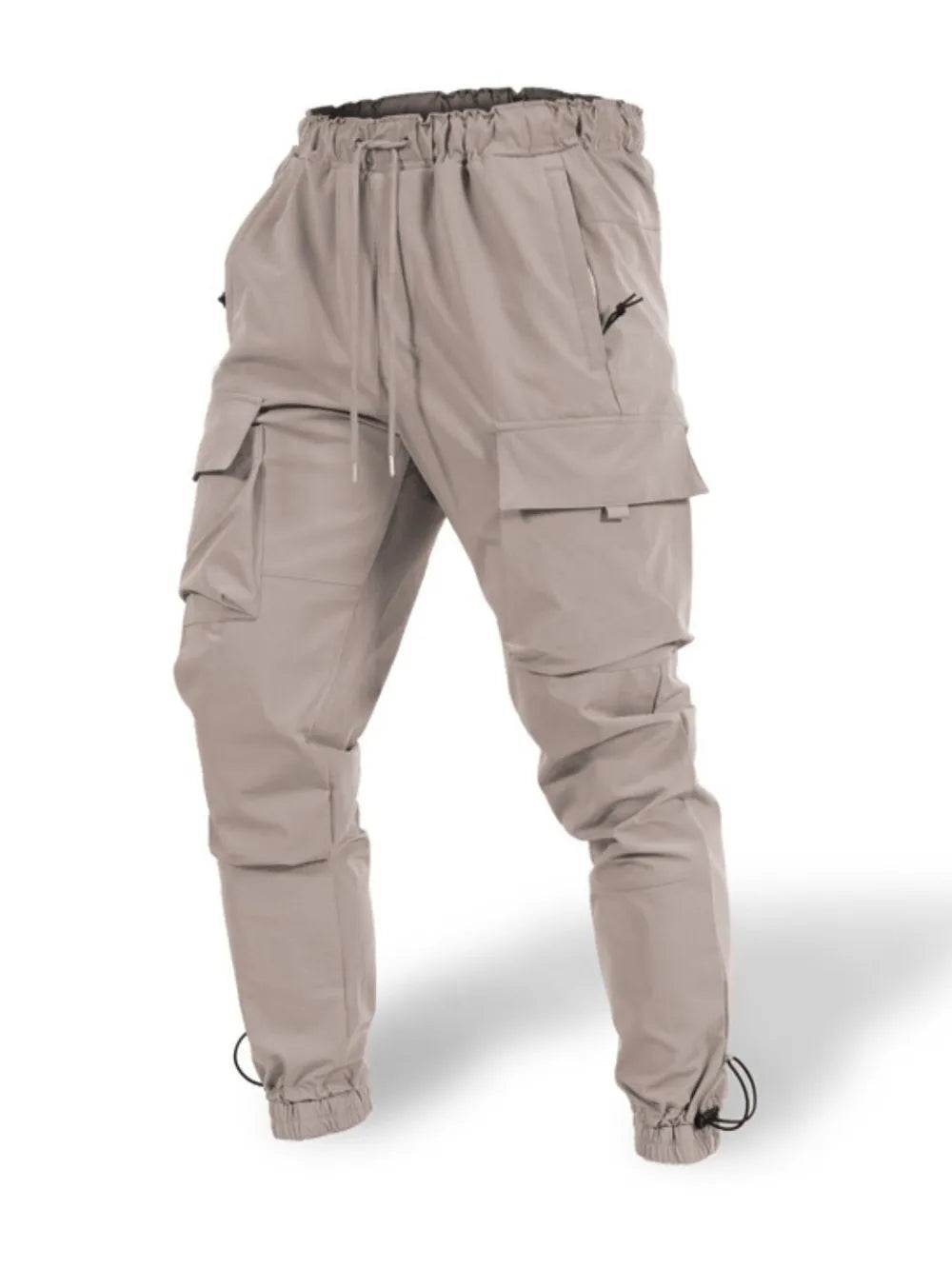 Men's Plus Size Drawstring Pants with Cargo Pockets - Ultim8 Designs 4 U