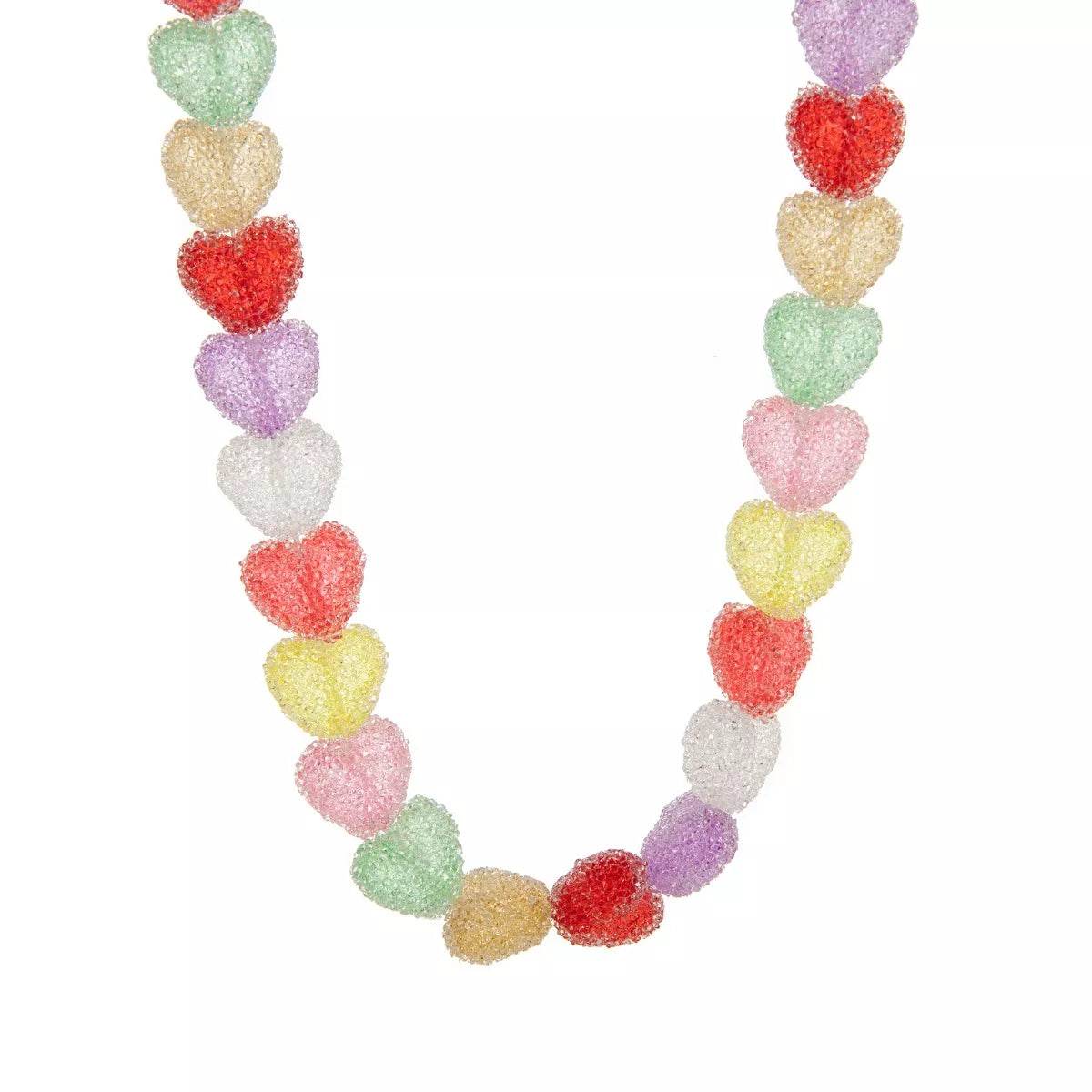 Colorful Resin Heart Necklace - Ultim8 Designs 4 U