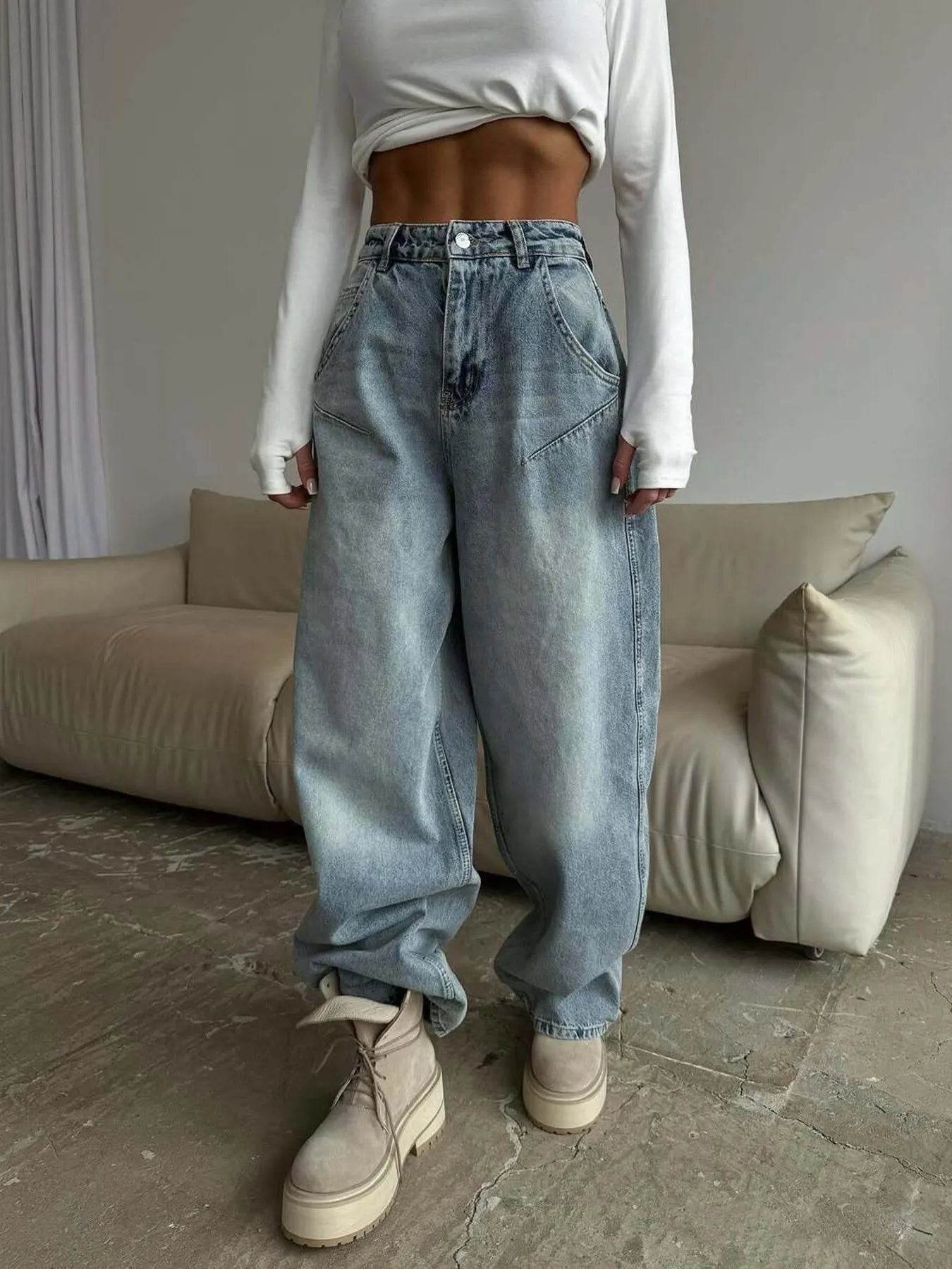 Wide Leg Jeans - Ultim8 Designs 4 U