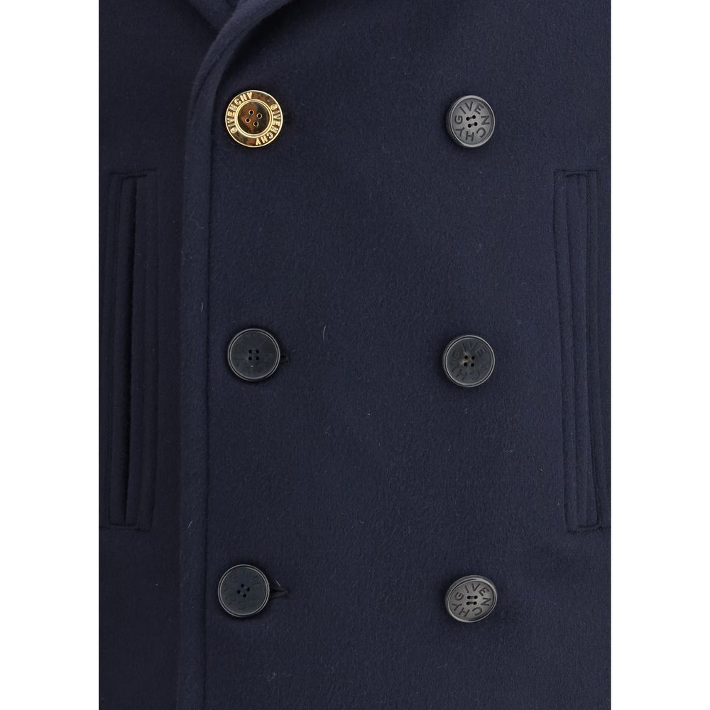 Givenchy Blue Wool Coat