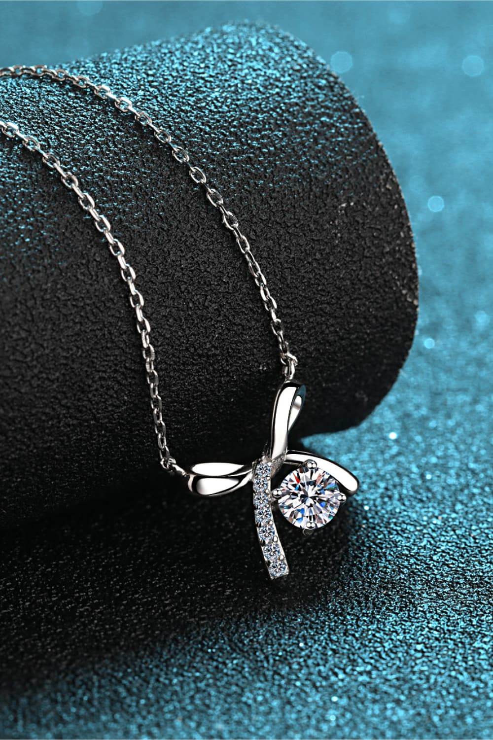 Moissanite 925 Sterling Silver Necklace - Ultim8 Designs 4 U
