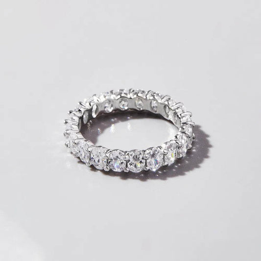 Inlaid Zircon 925 Sterling Silver Ring - Ultim8 Designs 4 U