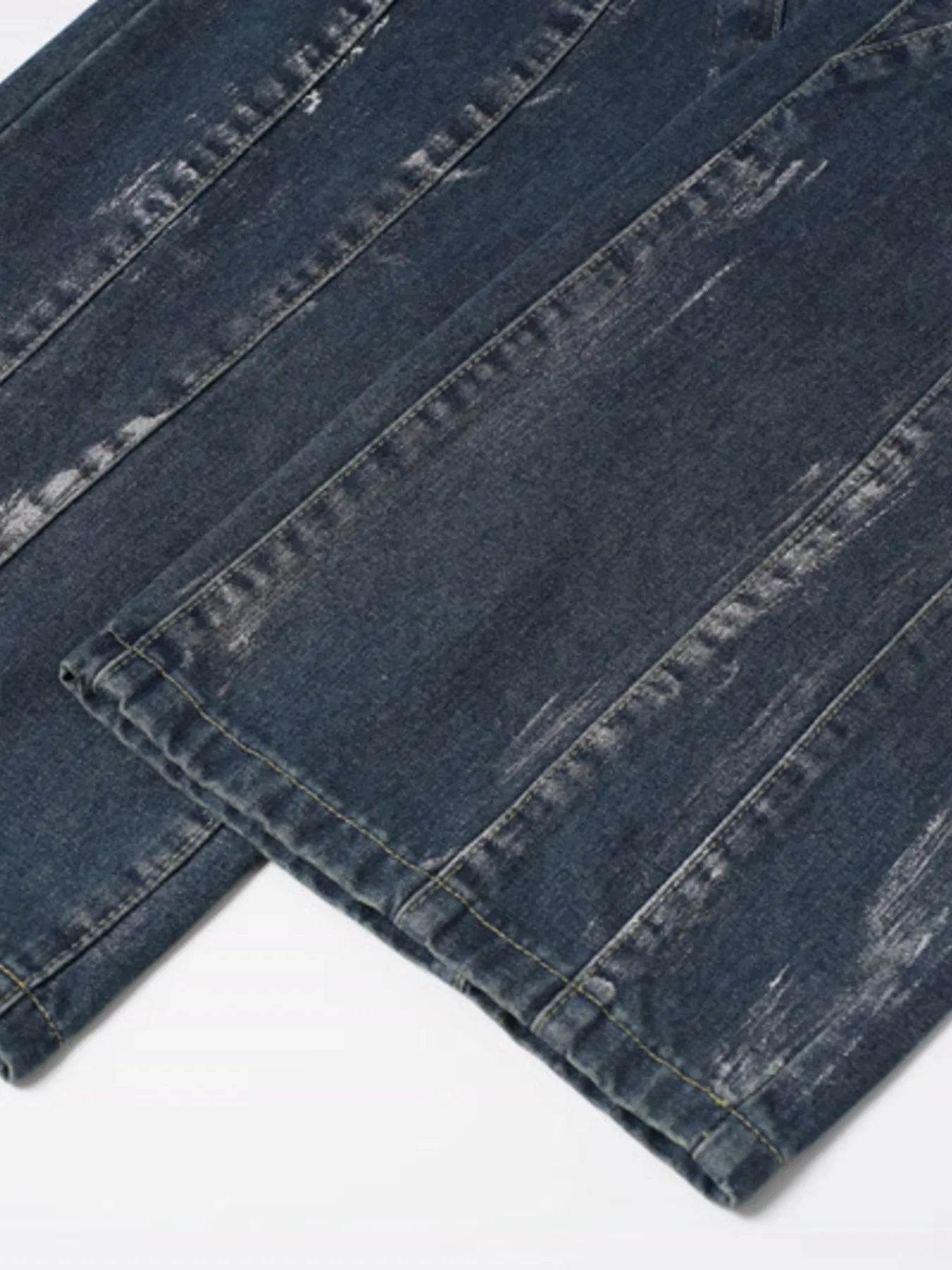 Men's Wash Wide Leg Jeans - Ultim8 Designs 4 U