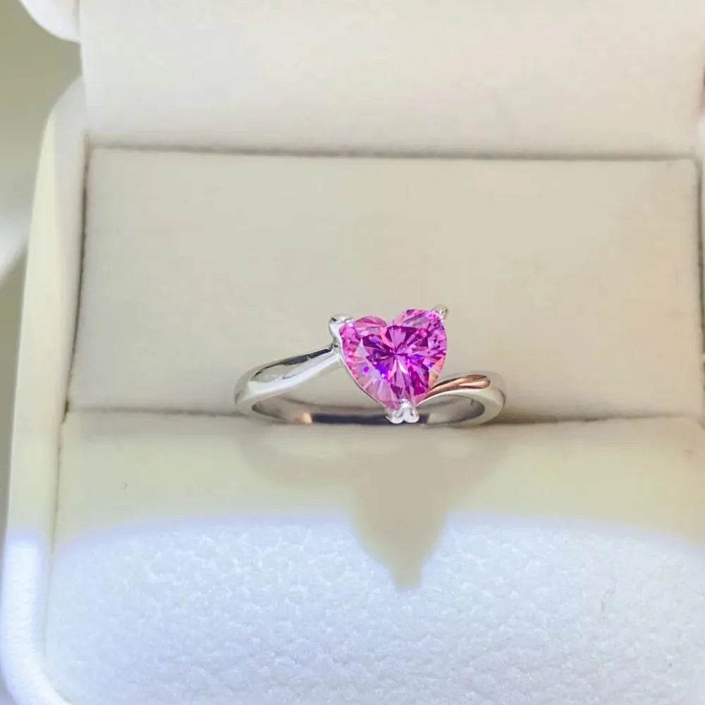 1 Carat Moissanite 925 Sterling Silver Ring - Ultim8 Designs 4 U