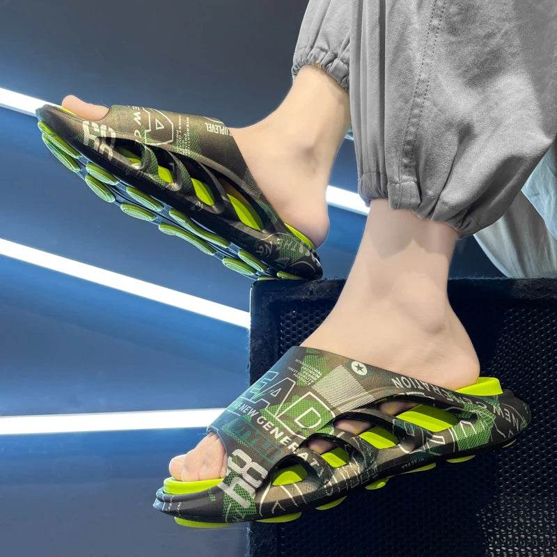 Men's Waterproof Summer Sandals - Non-Slip Casual Outdoor Slippers with Thick Bottom - Ultim8 Designs 4 U