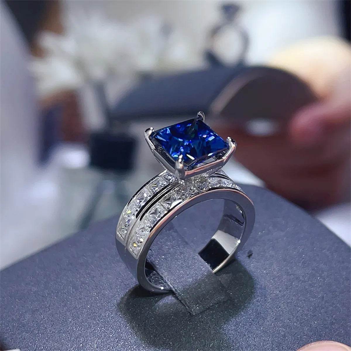 3 Carat Moissanite 925 Sterling Silver Ring - Ultim8 Designs 4 U