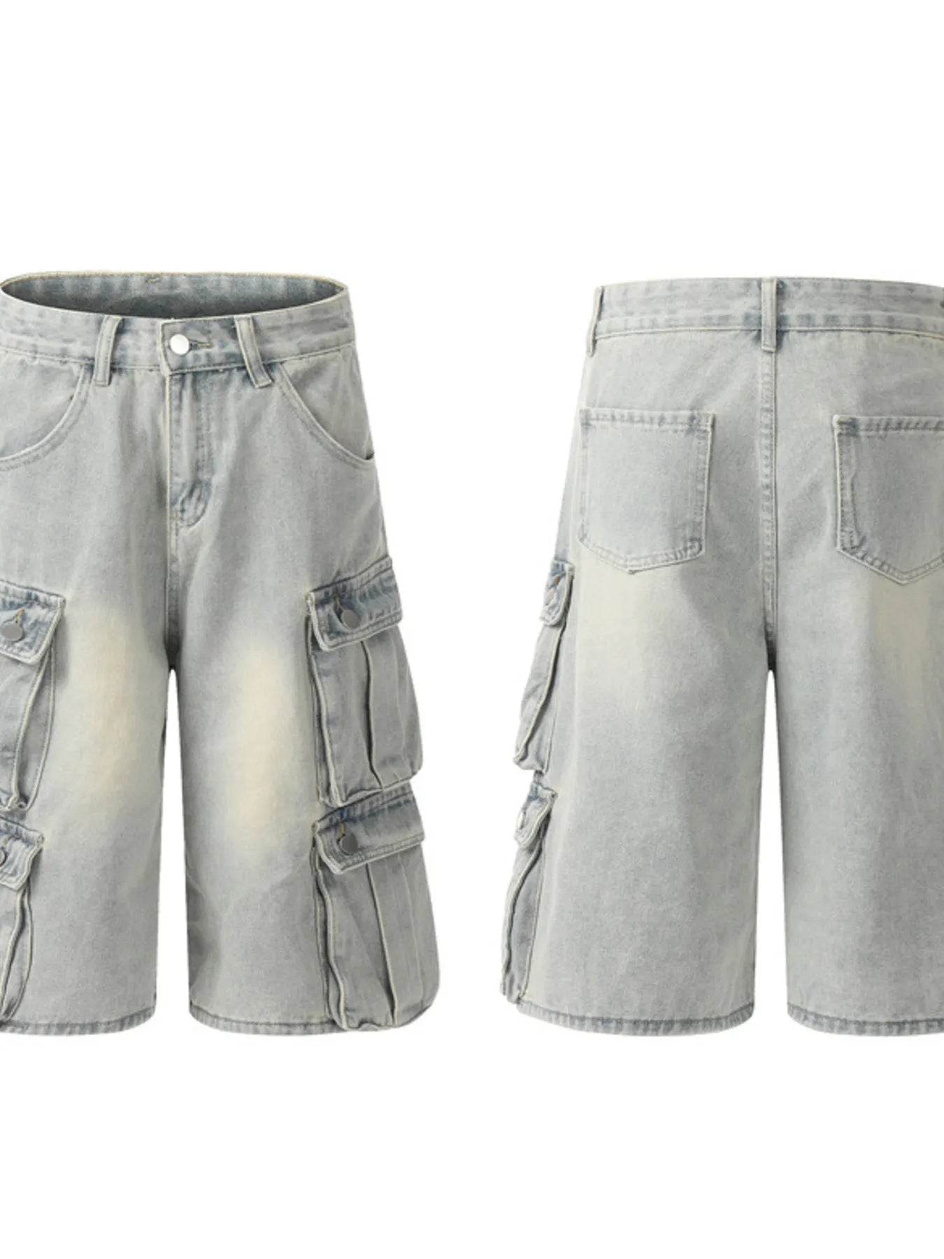 Men's Cargo Denim Shorts - Ultim8 Designs 4 U