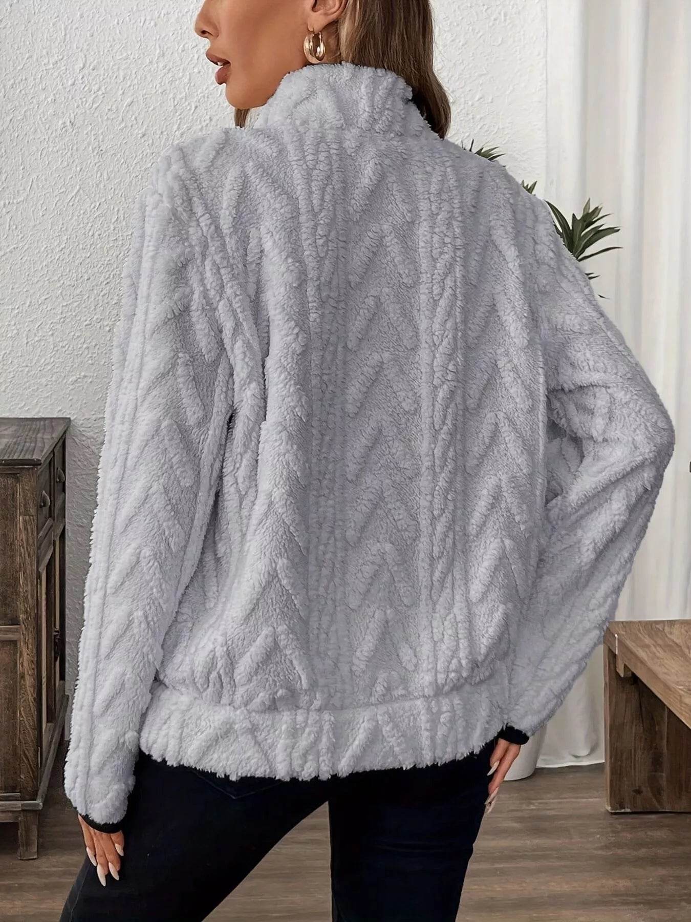 Half Zip Long Sleeve Sweatshirt - Ultim8 Designs 4 U