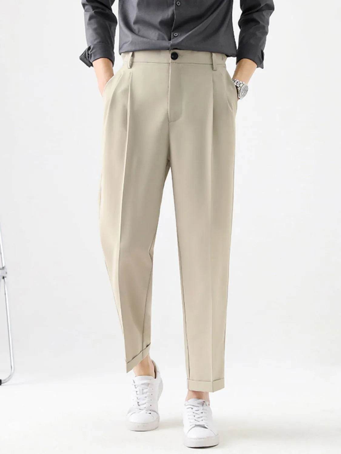 Men's Plus Size Basic style Solid Pants - Ultim8 Designs 4 U