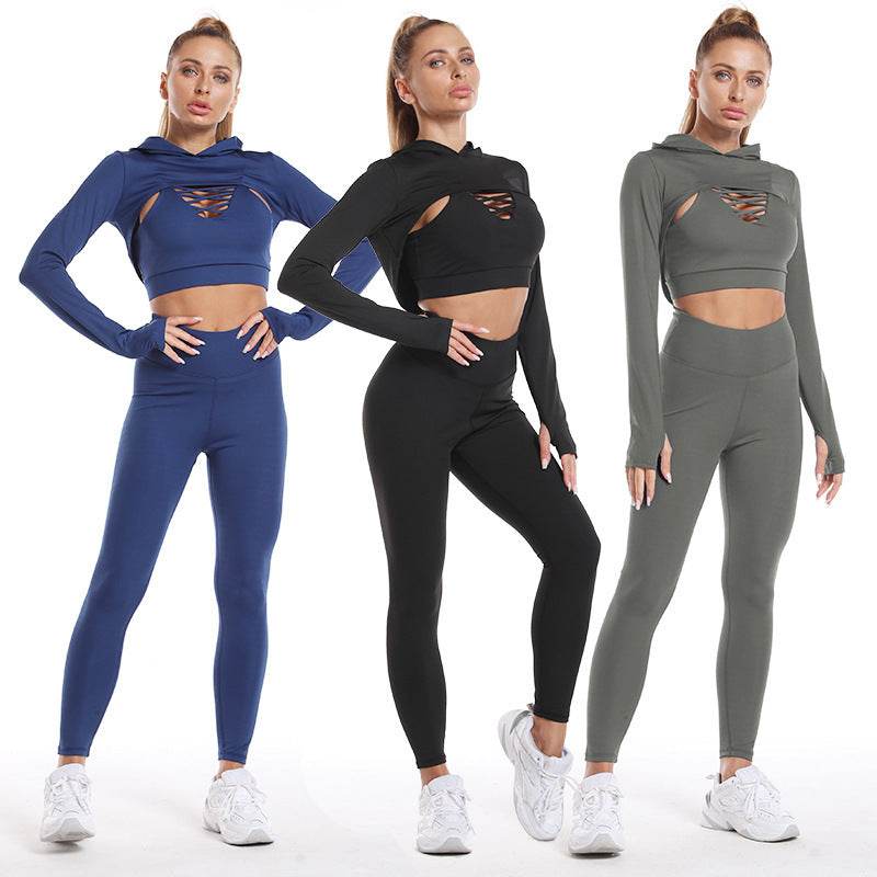 Yoga Clothing Suit Sports Fitness Clothing Female Quick-drying Peach Buttocks - Ultim8 Designs 4 U