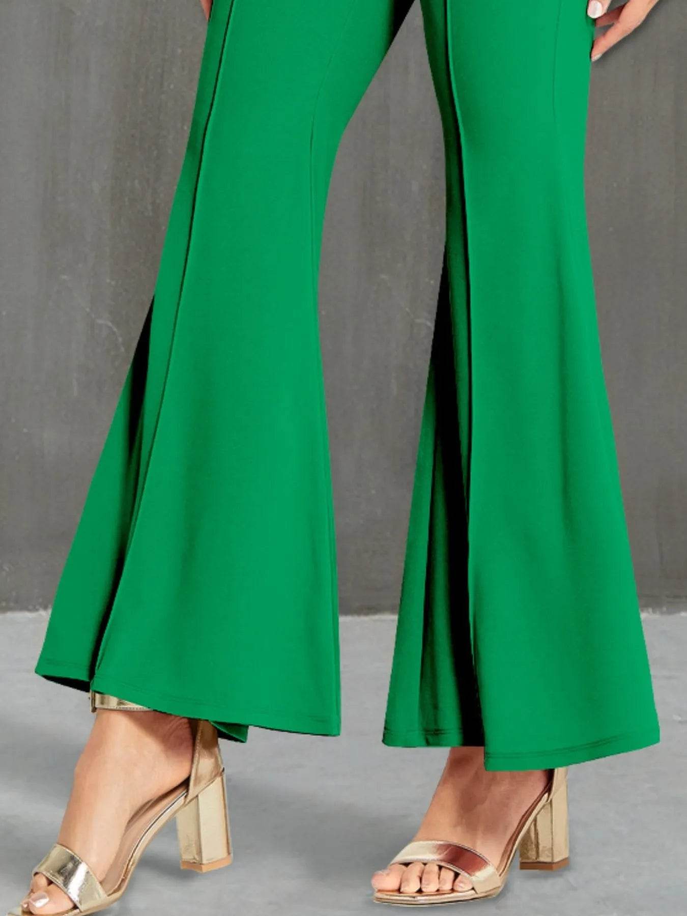 High Waisted Flare Pants - Ultim8 Designs 4 U
