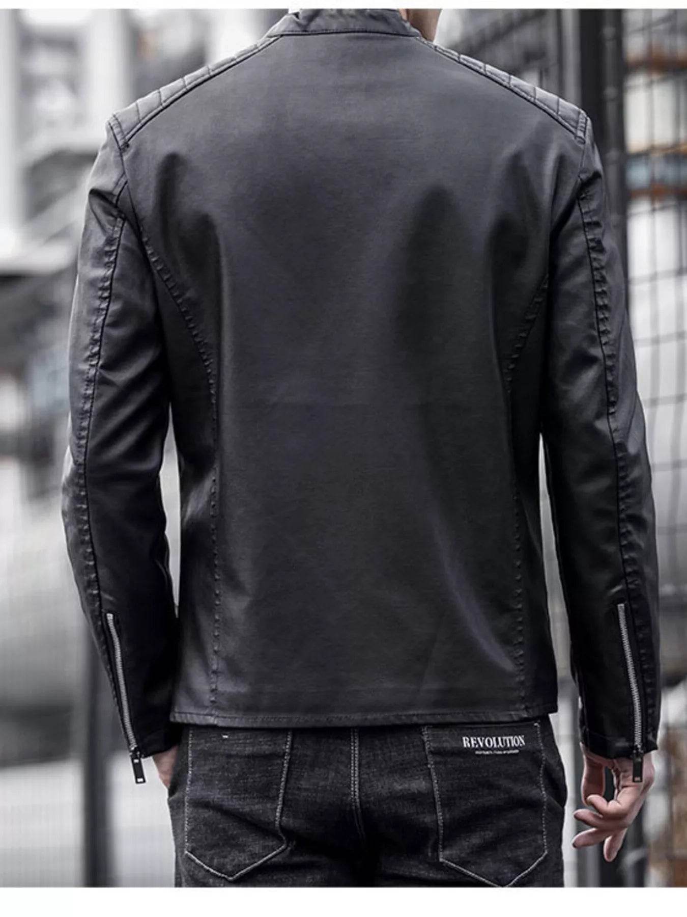 Men's Plus Size Zip Up Long Sleeve Jacket - Ultim8 Designs 4 U