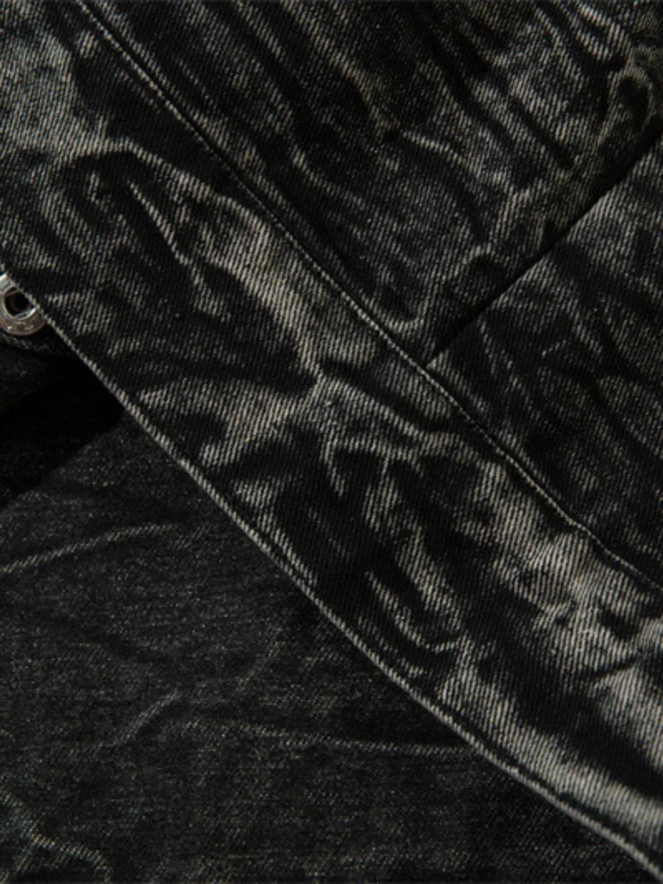 Men's Washed Button Up Denim Jacket - Ultim8 Designs 4 U