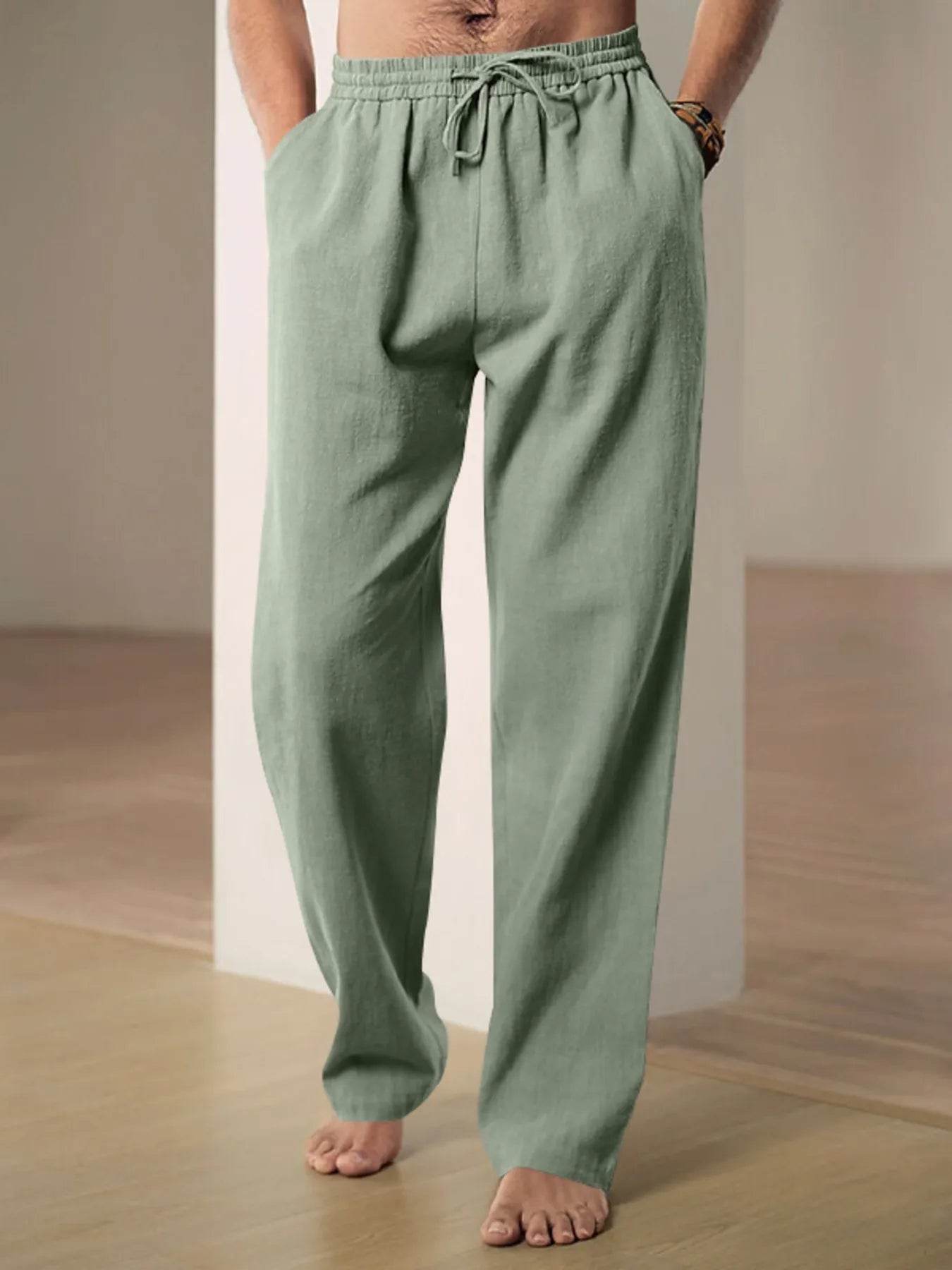 Men's Plus Size Drawstring Loose Fit Pants - Ultim8 Designs 4 U